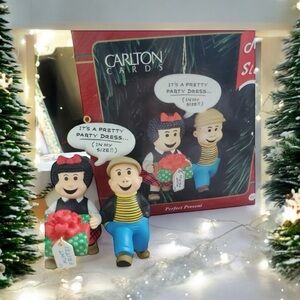 Vintage Nancy and Sluggo Christmas Ornament by Carlton Cards